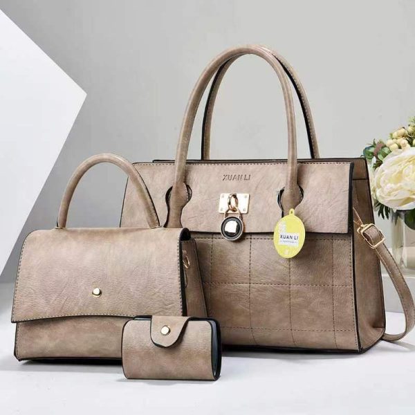 Xuanli Classic 3-in-1 Leather Bag Set